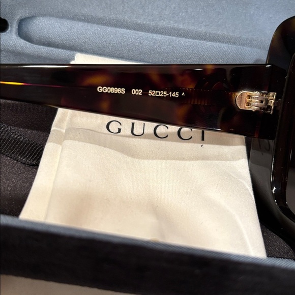Gucci GG0896S Sunglasses - Havana Tortoise with hard & soft case new ? main image 8